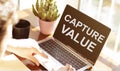 Capture Value Social Networking Technology Innovation Concept Royalty Free Stock Photo