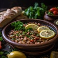Sudanese Ful Medames: Warm and Earthy Stewed Fava Beans with Spices, Herbs, and Lemon Juice