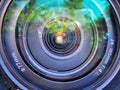 Through the lens. Royalty Free Stock Photo