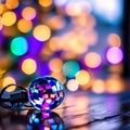 Rainbow Revelry: A Crystal Cosmos in Miniature Royalty Free Stock Photo