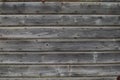 Wooden rustic garage gates -grey big pattern
