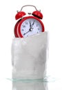 Captured time in ice Royalty Free Stock Photo