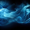 captures a beautiful and mysterious pattern of abstract smoke