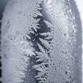 Captures the natural beauty and complexity of ice patterns in Royalty Free Stock Photo