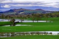 Flooded farmland, along the Keighley Road.