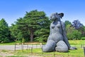 Rabbit in full sun, in the Yorkshire Sculpture Park, West Bretton, Wakefield.