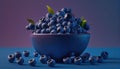 Capturing the Beauty of Blueberries: A Masterful Lens on Ash Blue Fruit