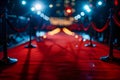 Capturing Celebrities on the Red Carpet at an Awards Ceremony. Concept Red Carpet, Celebrities, Royalty Free Stock Photo