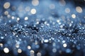 Capturing enchantment of Christmas, this photo showcases a mesmerizing bokeh of snowflakes against a light background Royalty Free Stock Photo