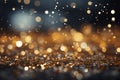 Capturing enchantment of Christmas, this photo showcases a mesmerizing bokeh of snowflakes against a light background Royalty Free Stock Photo