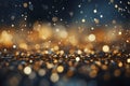 Capturing enchantment of Christmas, this photo showcases a mesmerizing bokeh of snowflakes against a light background Royalty Free Stock Photo