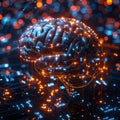 AI cognition, neural networks in binary mesh.