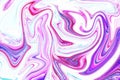capturing essence through the art of fluidity and movement as lilac and purple paint flow freely, resulting in an interesting