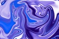 capturing essence through the art of mixed hues and marbled textures hand-painted background with liquid blue paints abstract Royalty Free Stock Photo