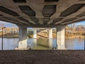 Capturing the essence of the hidden urban oasis beneath the bridge