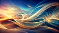 Capturing the Essence of Movement and Flow through Dynamic Lines and Shapes Generative AI Deep art