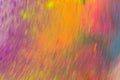 Capturing fast-moving color images using a long exposure