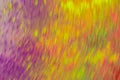 Capturing fast-moving color images using a long exposure