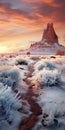 Capturing The Frozen Beauty: Desert Photography With Ray-trace Technology