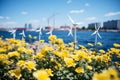 Capturing the Majestic Impact of Wind Turbines in the Serene Countryside Setting