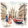 Capturing Milan& x27;s Enchanting Allure and Vibrant Energy