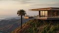 Capturing Nature\'s Essence: A Modern House Perched On A Cliff