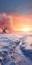Capturing The Perfect Beauty Of Winter Savanna With Ray-traceable Technology