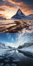 Capturing The Perfectness Beauty Of Frozen Landscapes With Ray-traced Island Photography