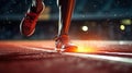 Capturing the Speed of Track and Field Athletes. Generative Ai