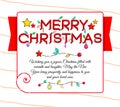 Celebrate the Season: Joyful \'Merry Christmas\' Card Illustration for Your Festive Creations