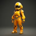 Capturing Suburban Ennui 3d Render Of Astronaut In Zbrush Style