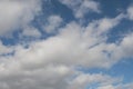 Blue sky and white clouds background 5, in April 2020. Royalty Free Stock Photo