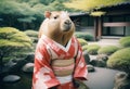 capybara con ropa humanoide Royalty Free Stock Photo