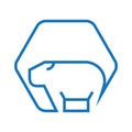 capybara icon. Vector illustration decorative design