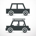 Car. Abstract Automobiles Icon. Vector. Royalty Free Stock Photo