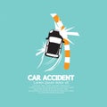 Car Accident With Footpath
