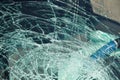 Car Accident Windshield Shatter