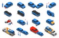 Car Accidents Big Isometric Set