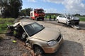 Car Accidents in Israel Royalty Free Stock Photo