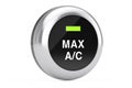 Car Air Condition Button. 3d Rendering Royalty Free Stock Photo