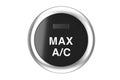 Car Air Condition Button. 3d Rendering