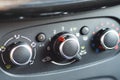 Car air conditioner control panel Royalty Free Stock Photo