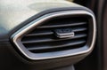 Car air conditioning. The air flow inside the car