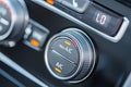 Car air conditioning system. Air condition switched on maximum cooling mode Royalty Free Stock Photo