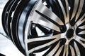 Car alloy wheels for wheels Royalty Free Stock Photo