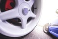 Car alloy wheels Royalty Free Stock Photo