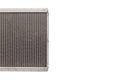 Car aluminum Heat Exchanger. Air Heater radiator for vehicle isolated on white background Royalty Free Stock Photo