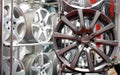 Car aluminum wheel rim Royalty Free Stock Photo