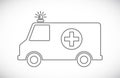 Car ambulance icon