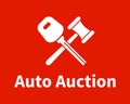 Car Auction Logo Design Royalty Free Stock Photo